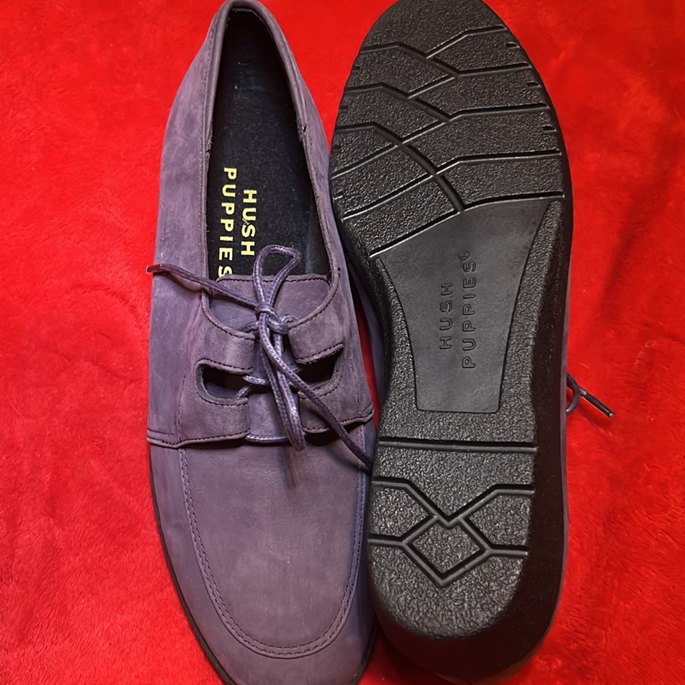 Purple Hush Puppies purple size 7 1/2 M